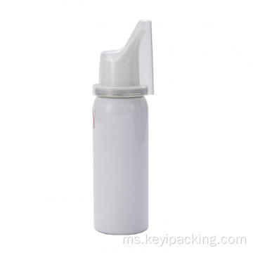 Aluminium aerosol boleh 60ml dengan injap boleh aerosol